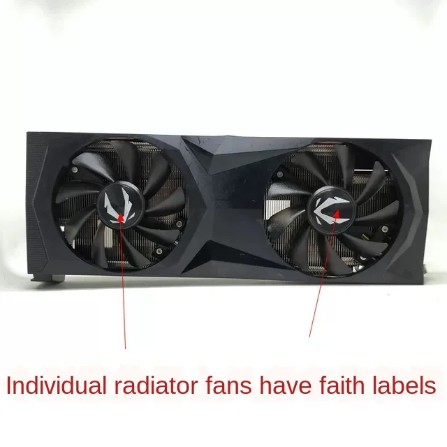 Вентилятор охлаждения для видеокарты zotac AMD GeForce RTX2060 RTX2070 с медным дном и двойным