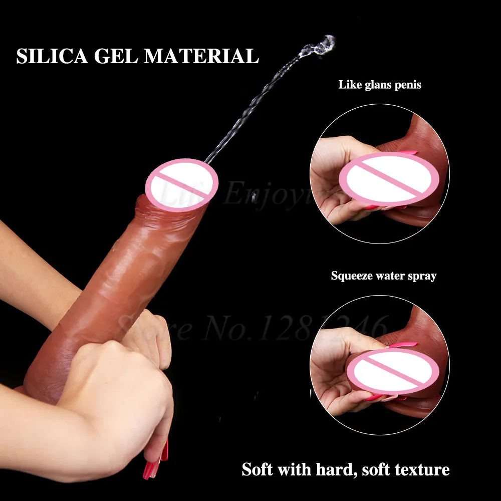 Жидкий силикон большая эякуляция искусственный пенис напыление пениса член с