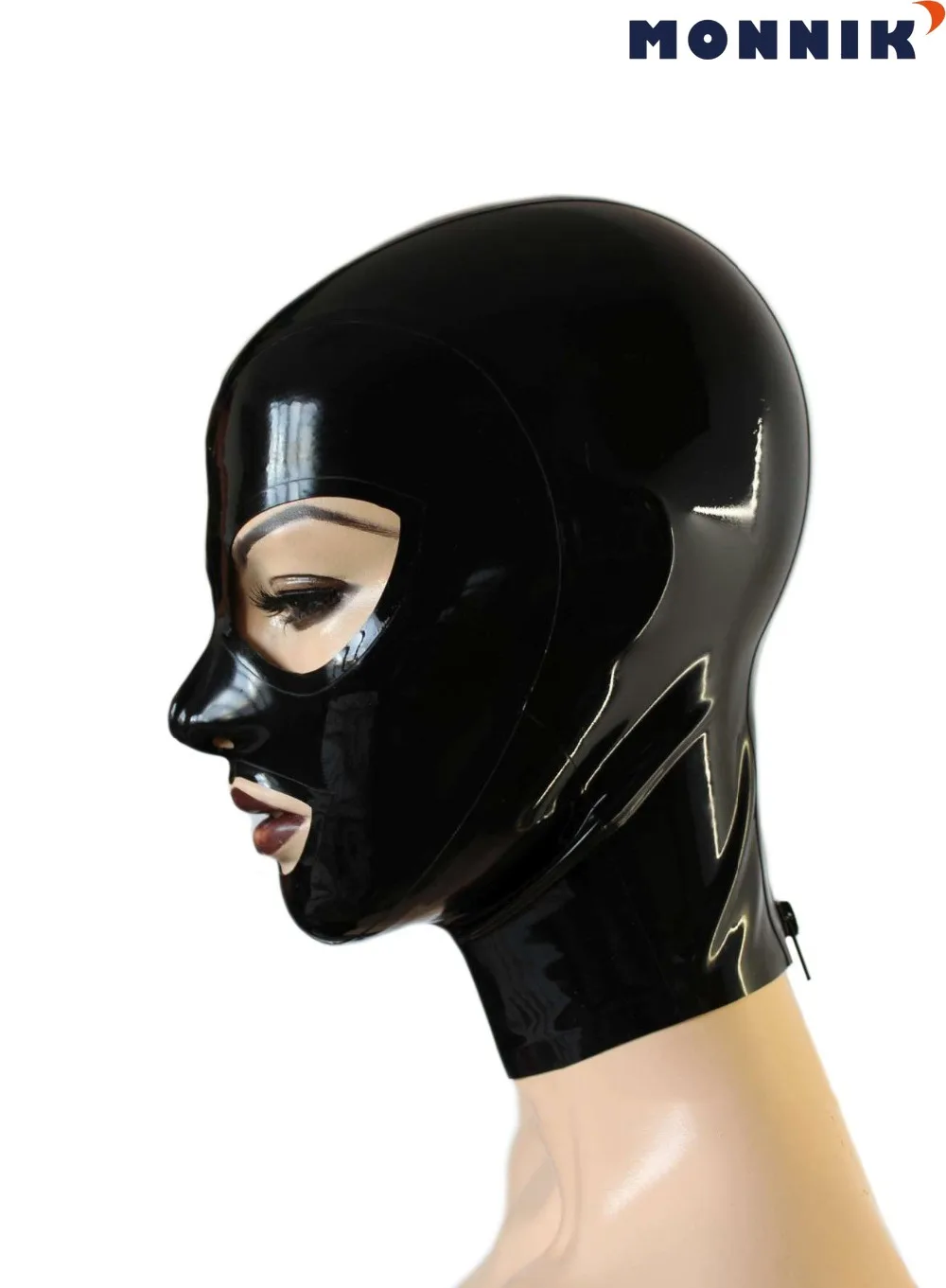 MONNIK латексная Реалистичная маска Открытый глаз и ноздри резиновая унисекс