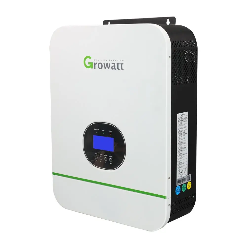 Growatt 3000 Вт Чистая синусоида гибридный солнечный инвертор 24 в 110 В решетки галстук