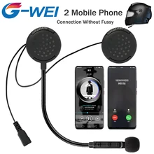 Maxto M1 Motorcycle Bluetooth Intercom Headset Wireless Helmet Headphones Answer Phone Call and Enjoy Music for Safety