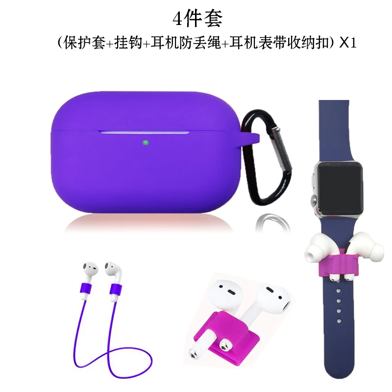 Силиконовый чехол для Airpods Pro, чехол, беспроводной Bluetooth для apple airpods pro, чехол, чехол для наушников, чехол для Air Pods pro 3, Fundas