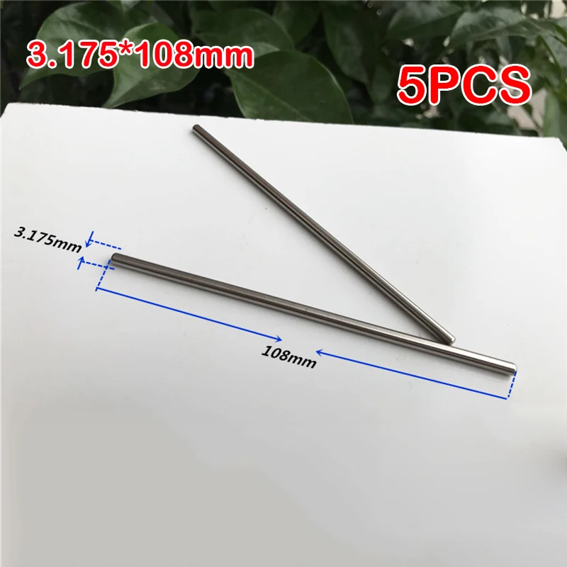 5 шт. диаметр 3 175 мм вал двигателя металлическая Длина 88 108 снижение ведущей оси