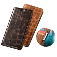 crocodile genuine leather magnetic phone case for umidigi a5 pro phone bag card holder for umidigi z2 pro phone cover case coque