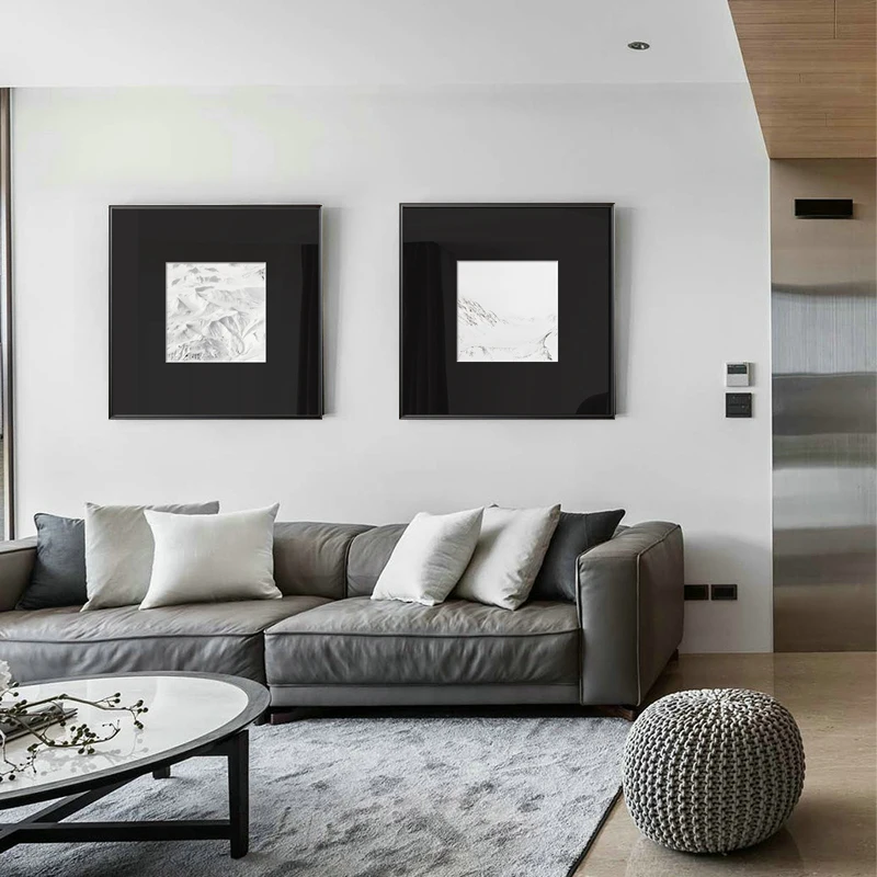 

Landscape Realist Canvas Printings Wall Paintings Black and White Abstract Wall Art Living Room Decoration Minimalist