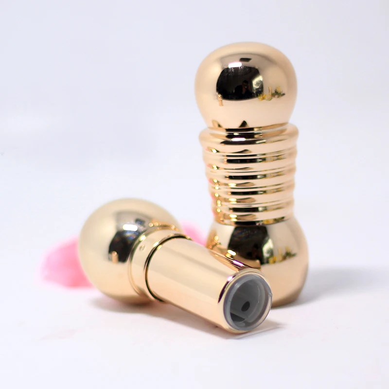 

10/20/50pcs 12.1mm New Double Ball Shaped Lipstick Tube Empty Gold Lip Balm Pipe Shell DIY Travel Cosmetic Refillable Container