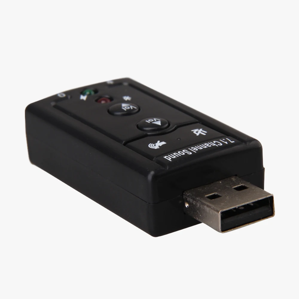 

USB адаптер для виртуального звука внешний 7,1 с питанием от сети, звуковая карта канал CH, виртуальная звуковая карта, адаптер для ПК, настольно...
