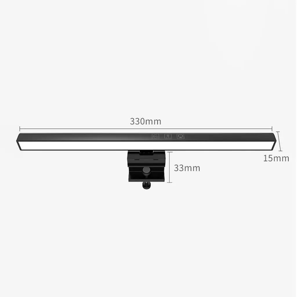 LED Computer Monitor Lamp for Home Office Dimmable Hanging Screen Lamp Bar Reading LED Task Lamp Adjustable Color Temperature images - 6