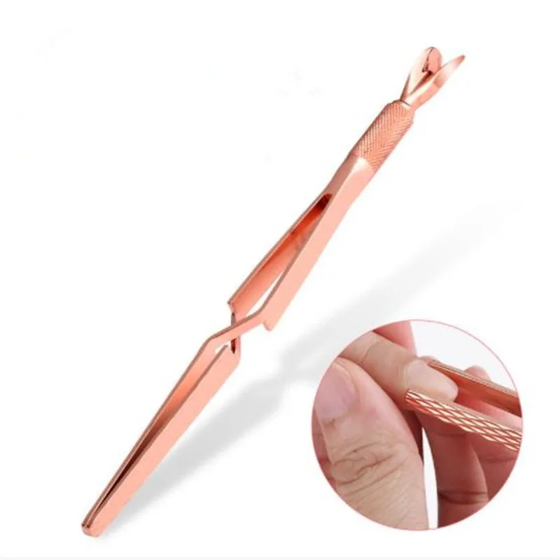 

Double-headed nail-type bar nails multi-function plastic clip shaped clamp pliers crystal light therapy armor nail nail shape