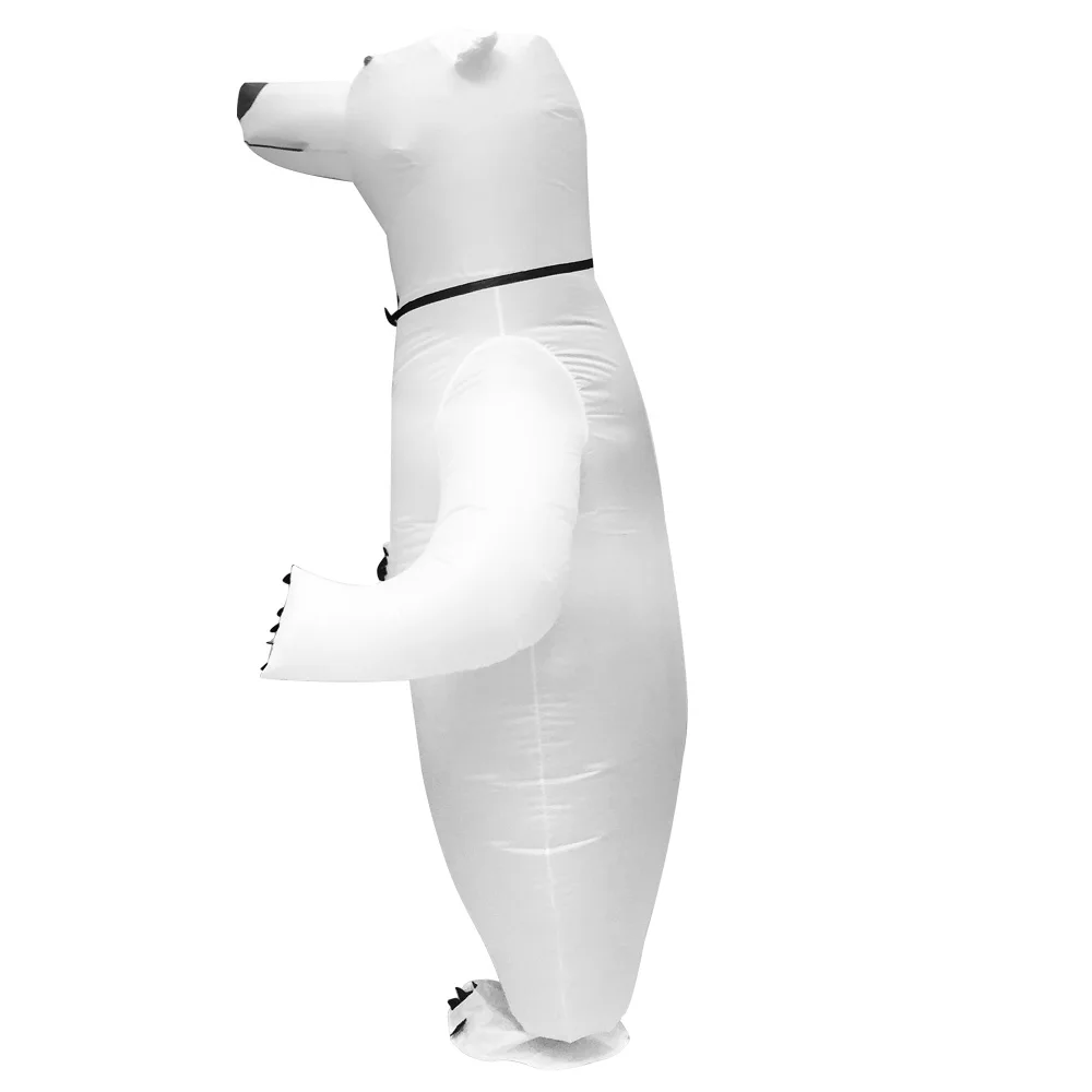 Mascot Halloween Cosplay Inflatable Costumes Animal Polar Bear Inflated Garment Adult Purim Fancy Party Dress Up |