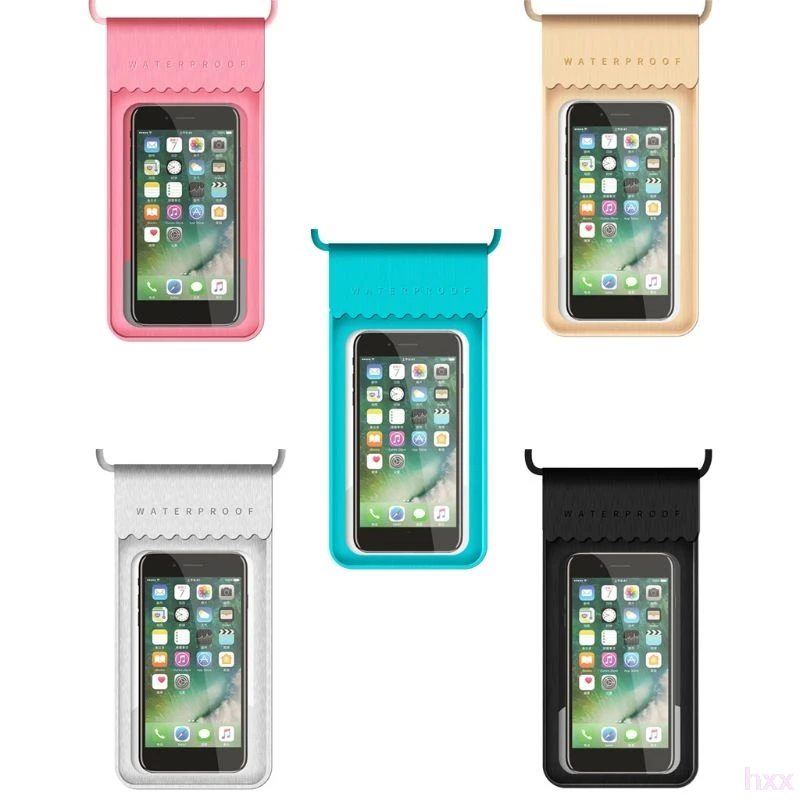 

New TPU Waterproof HD Mobile Phone Bag Touch Screen Swimming Bag Beach Swimming Pool Diving Snorkeling Mobile Case
