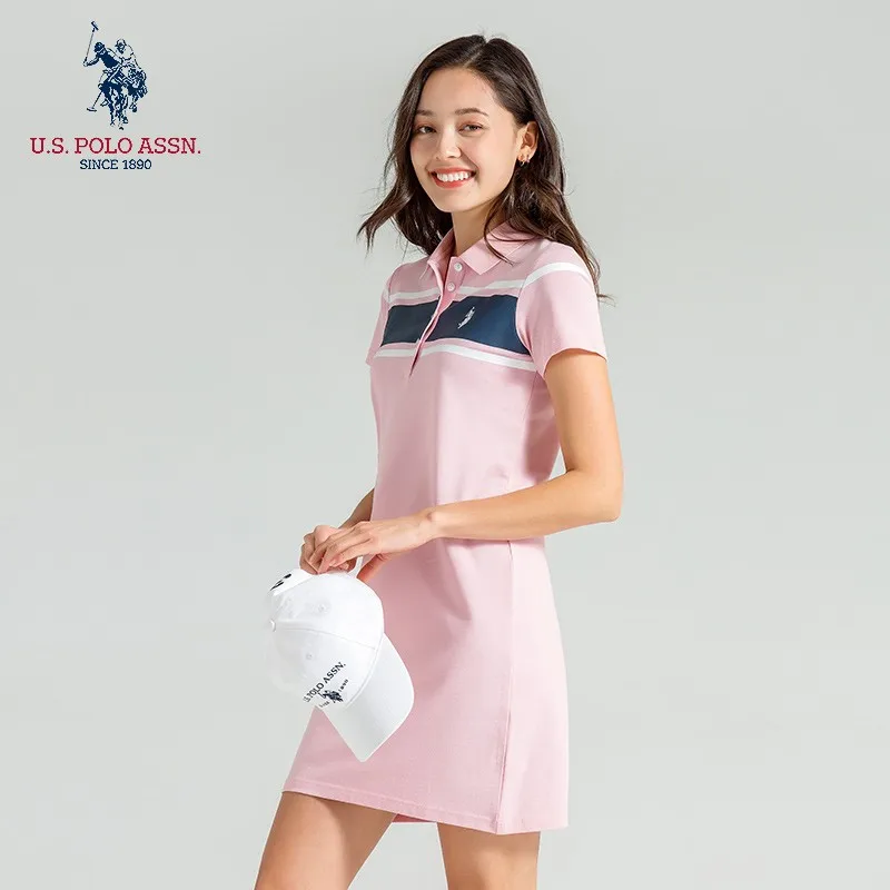 США Polo Assn Новая летняя модная женская Повседневная универсальная юбка поло