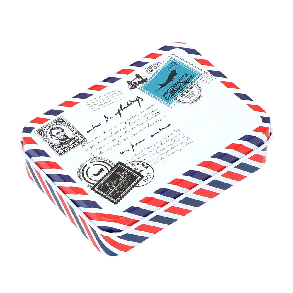 Металлический Мини чехол для ювелирных изделий милый мультяшный жестяной