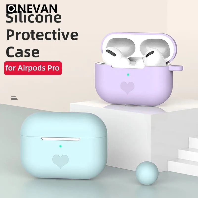 Роскошный мягкий силиконовый тонкий чехол для Airpods Pro защитный наушников