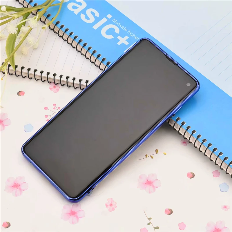 Простой Прозрачный Магнитный кронштейн чехол для телефона samsung Galaxy S8 S9 S10 Plus Note9 Автомобильный держатель Подставка кольцо на палец задняя крышка