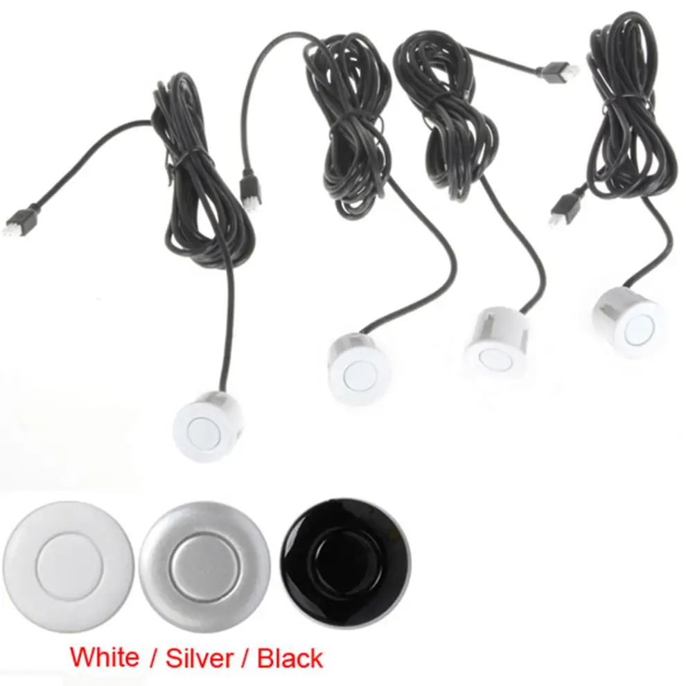 

LED Display Car Parking Sensor System Auto Vehicle Reverse Backup Radar Kit with 4 Sensors Buzzer 250cm Detecting Distance