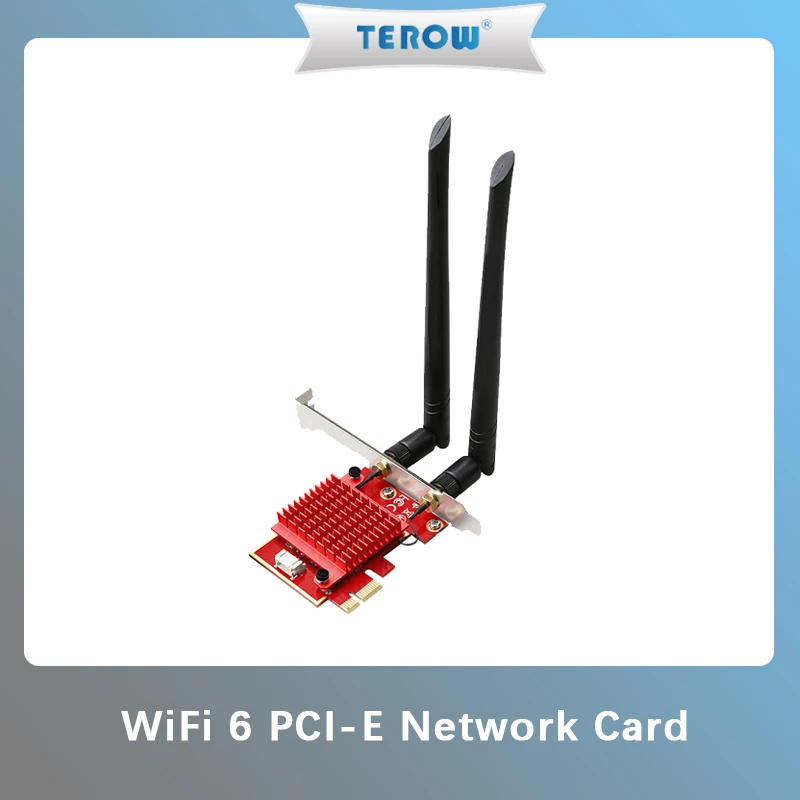 

TEROW WIFI 6 Game PCI-E Wireless Gigabit Network Card 3000M AX200 USB5.0 Dual Band 2.4g+5g 10/100/1000Mbps Network Wifi Adapter