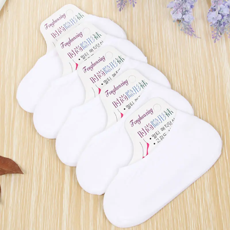 Чудесные носки карамельных цветов Женские Скрытые бархатные Нескользящие