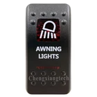 Напечатаны красным переключатель Кепки-тент светильник S-для Лиги генератора сигналов произвольной формы светодиодный светильник автомобиль Лодка кулисный переключатель 12v 24v, крышка только! Нет основания переключателя!