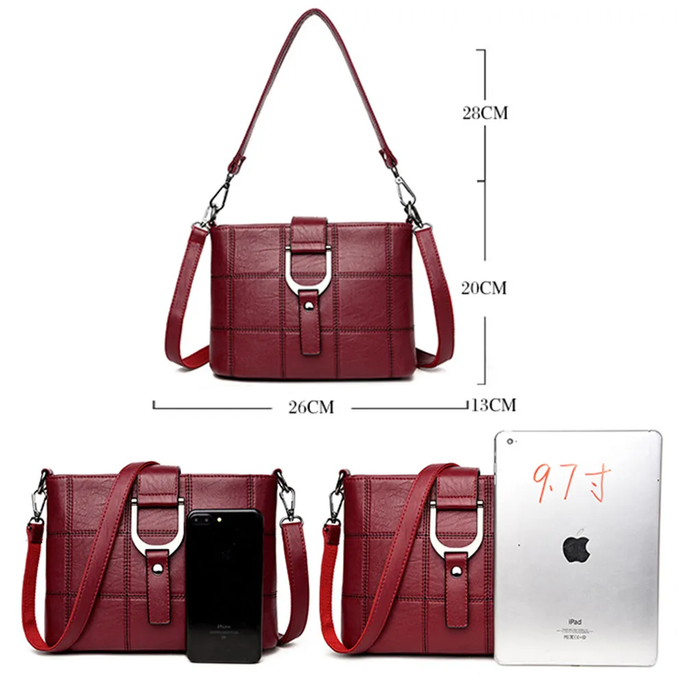 Женская сумка через плечо Sac a Main роскошные кожаные сумки в клетку дизайнерские