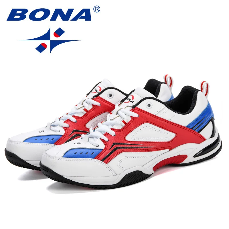 BONA Tenis Masculino Мужская Профессиональная теннисная обувь дышащая Спортивная