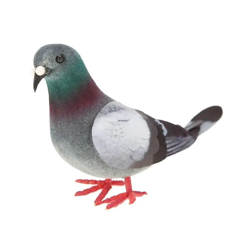 Simulation Foam Pigeon Model Fake Artificial Imitation Bird Garden Ornament Outdoor Home Miniature Decoration | Дом и сад