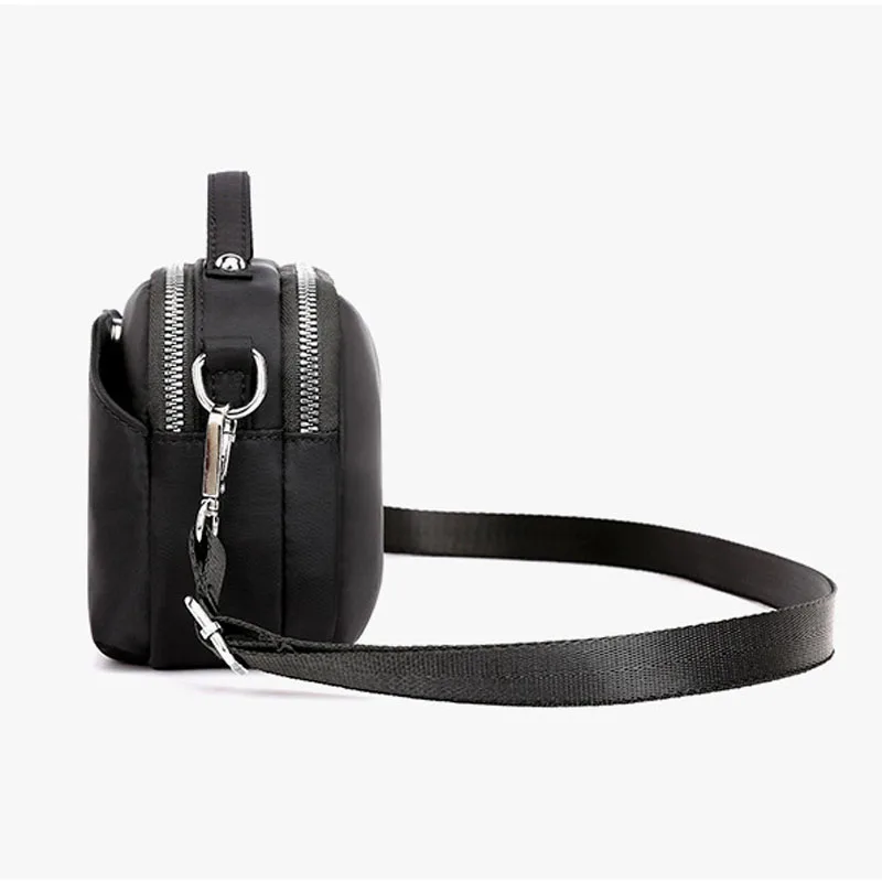 Миниатюрная женская сумка на плечо стильный маленький нейлоновый мессенджер