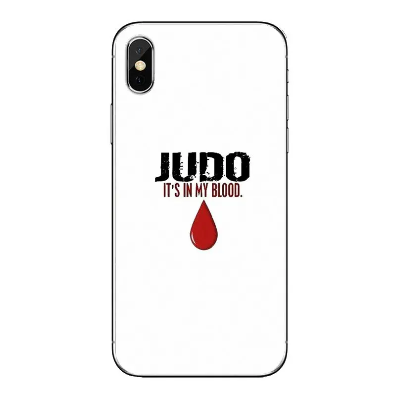 Для samsung Galaxy S2 S3 S4 S5 MINI S6 S7 edge S8 S9 Plus Note 2 3 4 5 8 Coque Fundas judo love спортивный прозрачный