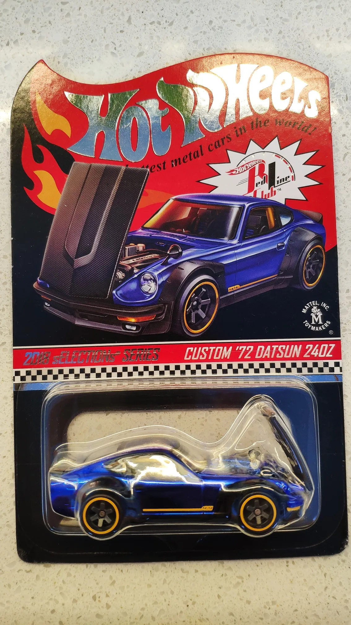 Hot Wheels Red Line Club CUSTOM 72 DATSUN 240Z Коллекционное издание металлическая литая модель автомобилей детские игрушки подарок