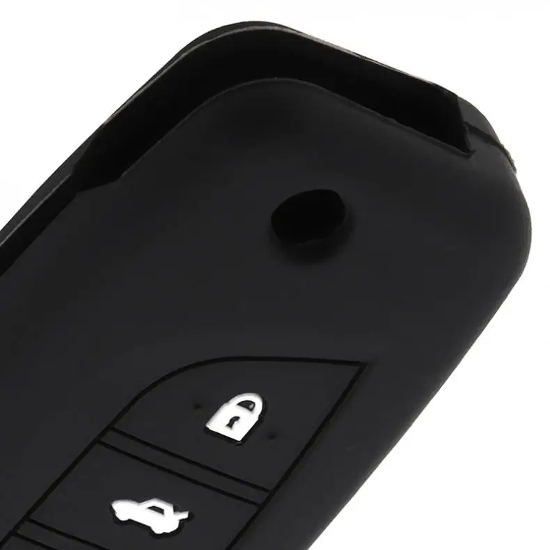 3 кнопки силиконовый умный чехол для дистанционного ключа от машины протектор