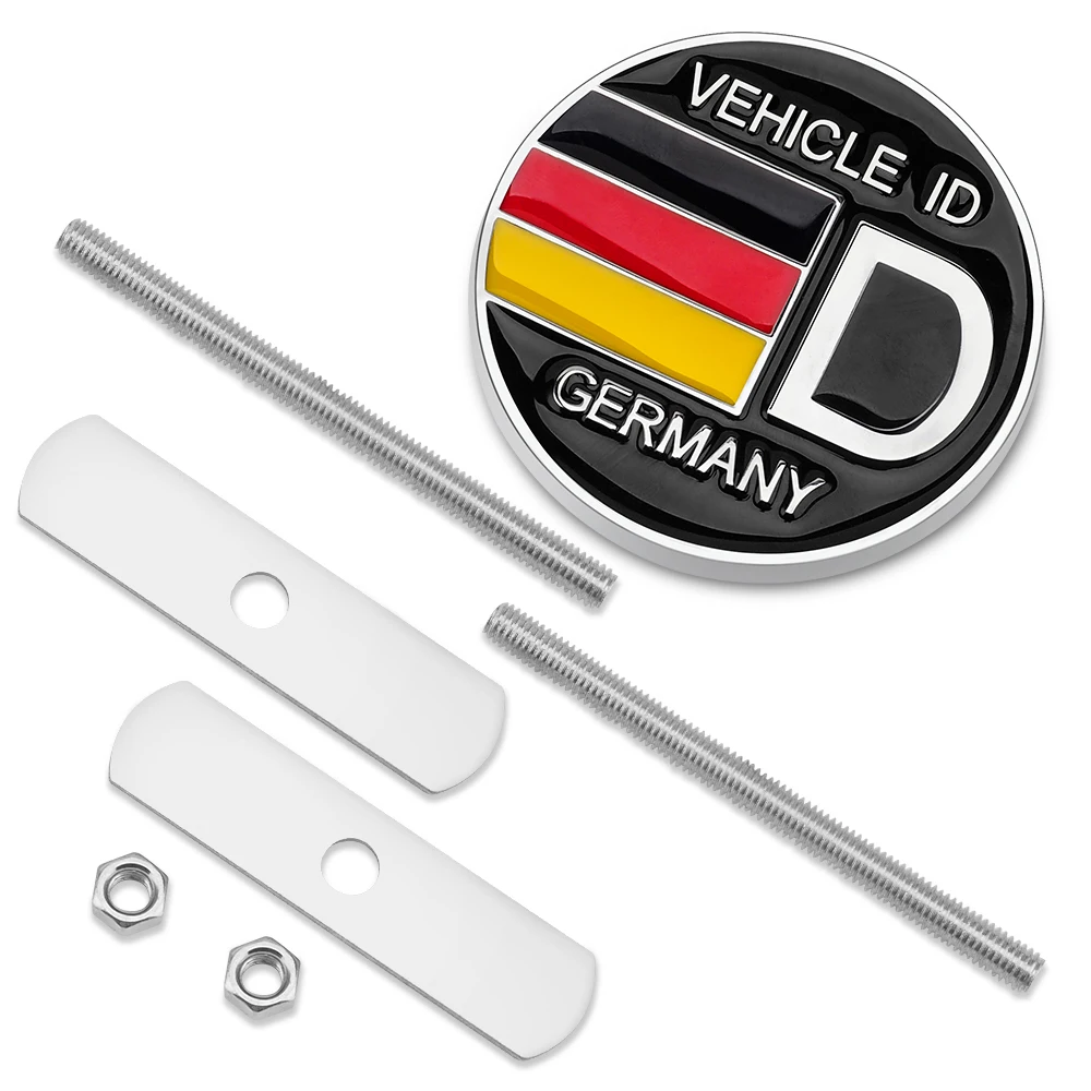 Передняя решетка Немецкий флаг немецкая эмблема логотип отделка для Mercedes Benz Audi