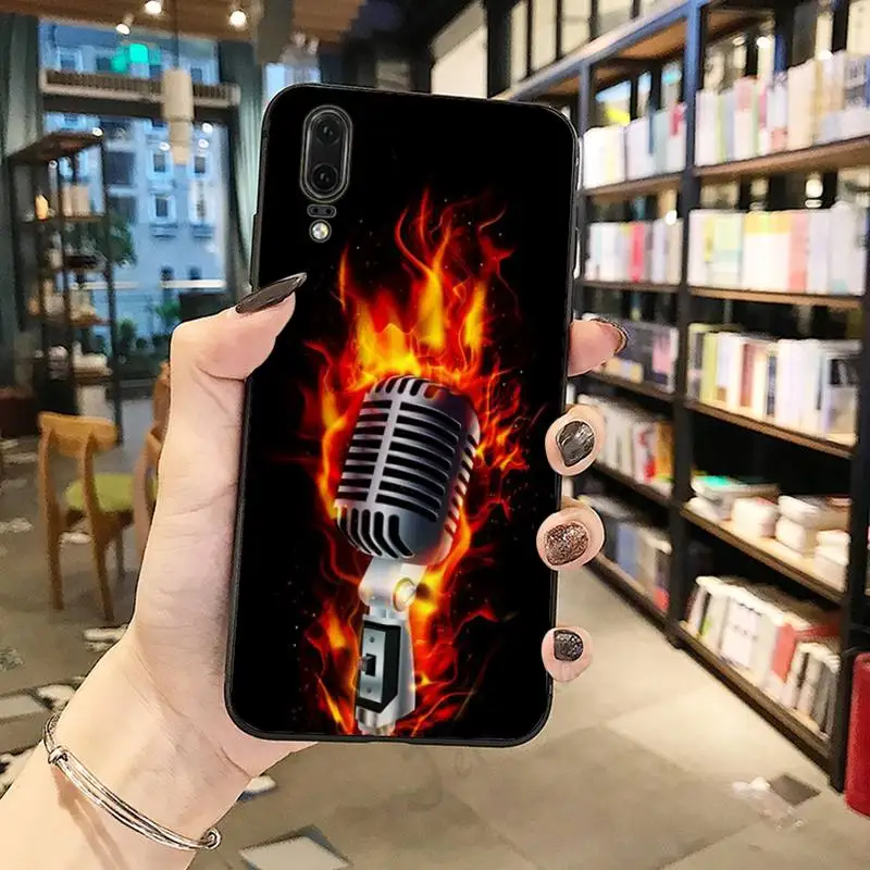 

fashion microphone art high quality Phone Case For Huawei honor Mate P 10 20 30 40 Pro 10i 9 10 20 8 x Lite