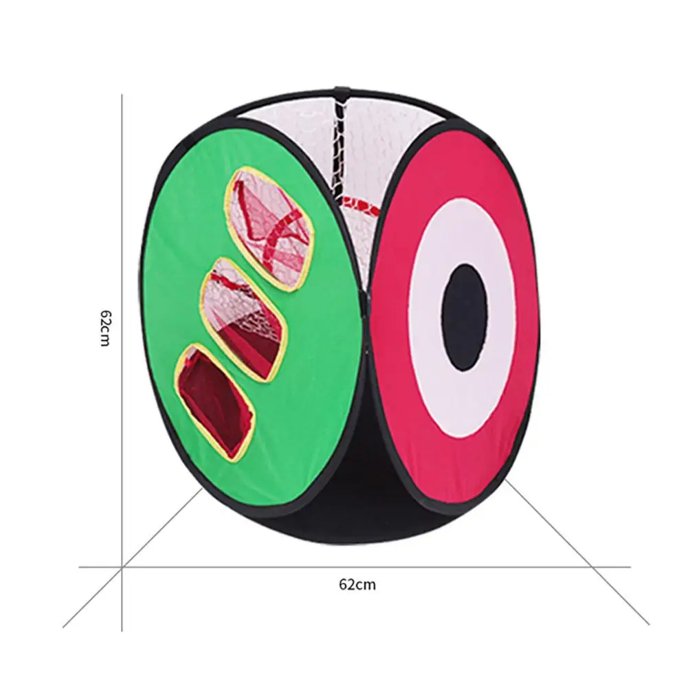 

Portable Folding 3 Sides Golf Chipping Net Indoor Outdoor Practice Training Cage