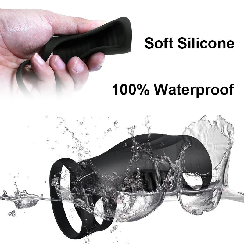 GUIMI 2 предмета Мужские Кольца Эротические кольца дял пениса взрослых интимные