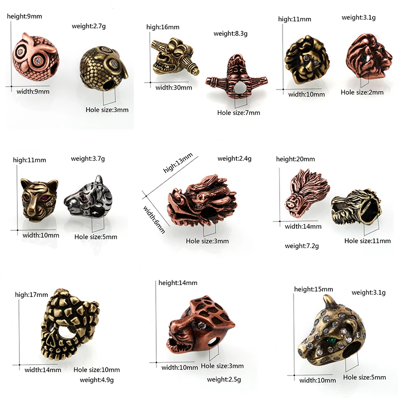 Бусины в виде животных микро паве из фианита прозрачные медные бусины под