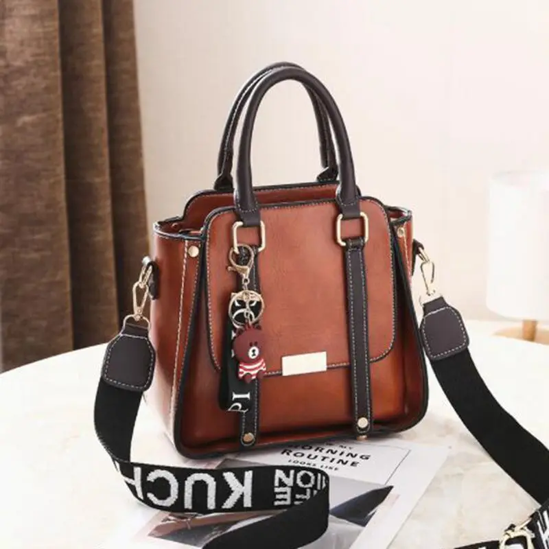 Женская сумка 2020 винтажные сумки-мессенджеры Наплечная Сумка женская с верхними