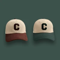 2022 mens womens spring new style baseball caps letter c embroidery splicing color male female short visor snapback hats