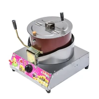 commercial gas electric popcorn machine household gas hand stirring popcorn pot night market stall spherical butterfly
