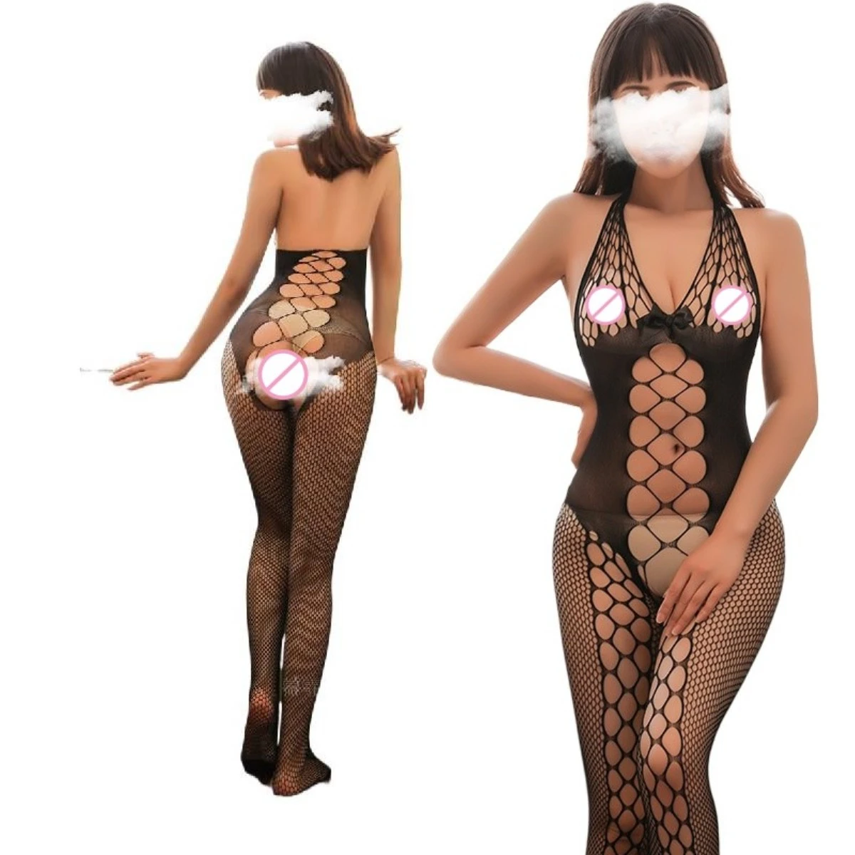 

С вырезами сетчатый боди прозрачное сексуальное Сетчатое женское белье сексуальное нижнее Для женщин с низким вырезом на спине эротически...