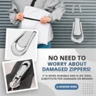 Универсальный Съемный Многофункциональный сменный наконечник на молнии Съемный зубчатый Съемник на молнии новый дизайн