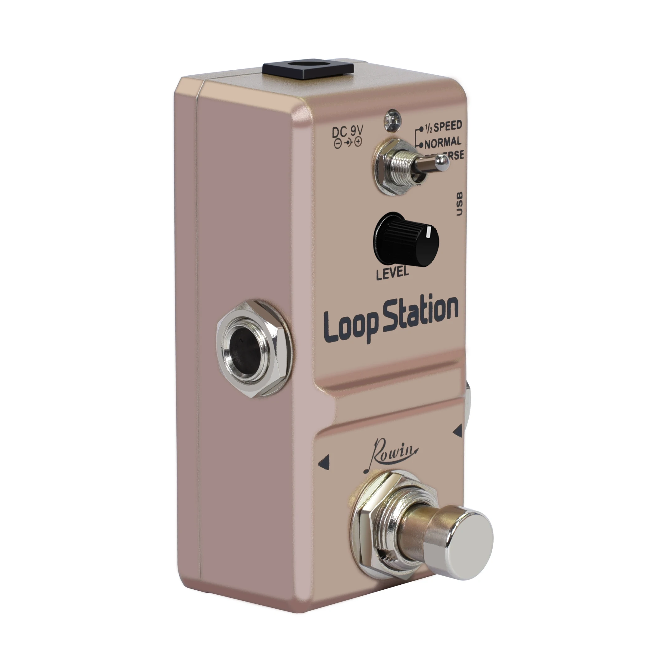 rowin ln 332s gitarre mini schleife station pedal looper wirkung pedale für elektrische gitarre 10 min aufnahme unbegrenzte 3 modi free global sh