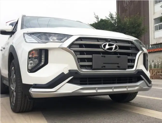 Новый Tucson ABS Хромовая автомобильная пленка для передней панели + задние защитные