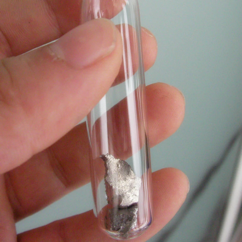 

Glass Sealed Rare Earth Metal Elemental Holmium 3N Ho 99.9% Pure 5 Grams Each