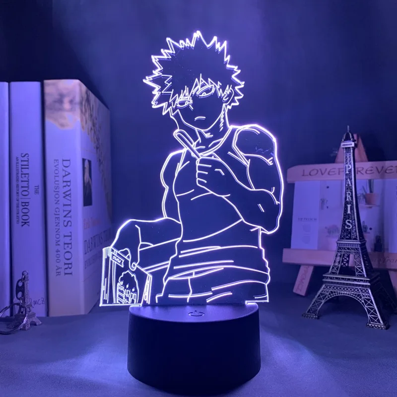 3d светильник Bakugo лампа Моя геройская Академия для украшения спальни подарок на