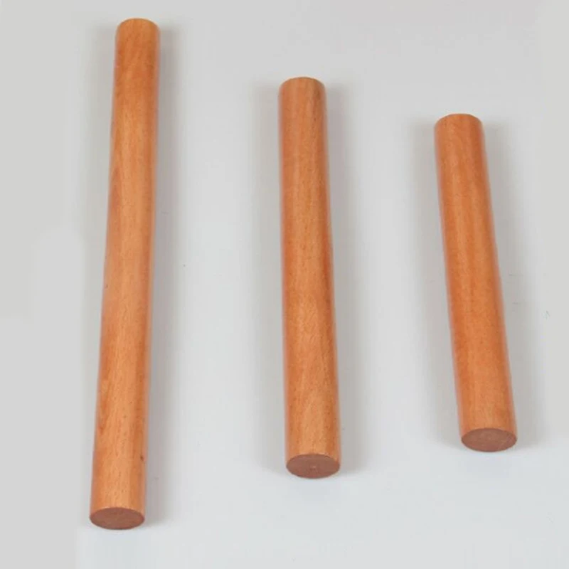 Инструмент для приготовления пищи из массива дерева 4 размера ролики украшения