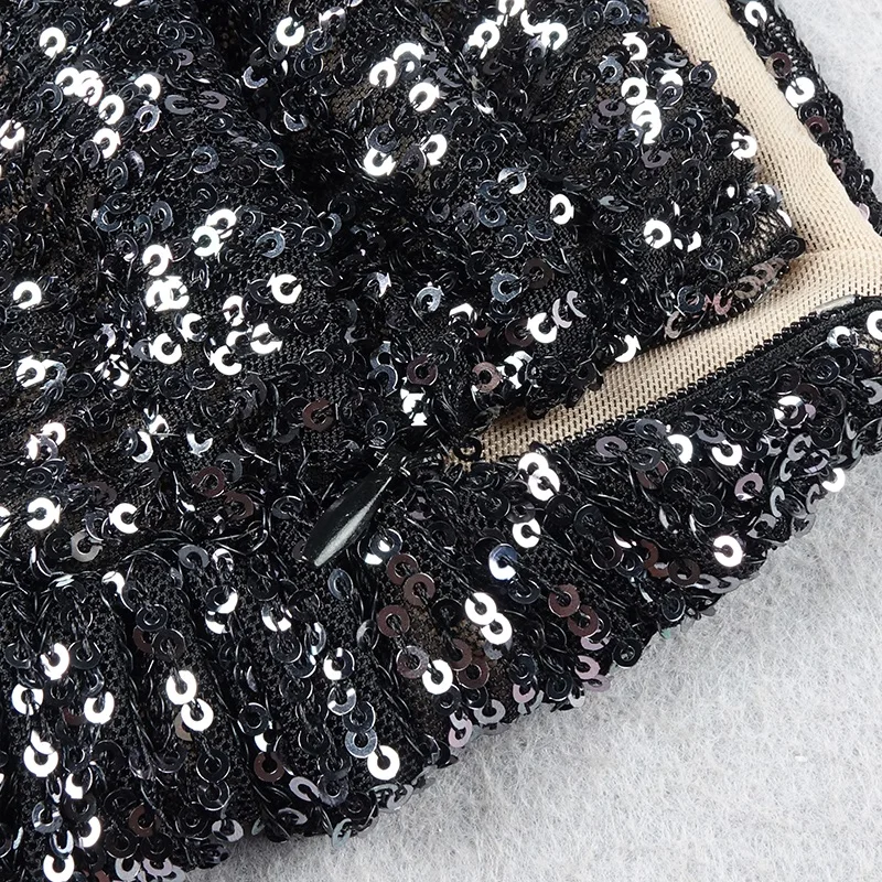 

Vc Free Shipping Sexy One Shoulder Dress Sparkle Glitzy Sequins Dress Mesh Patchwork Celebrity Christmas Party Vestidos