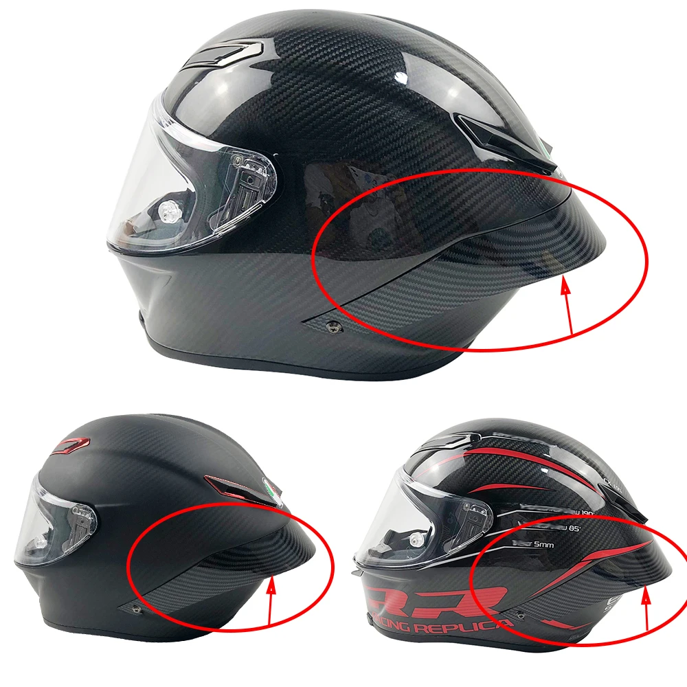Задний спойлер для мотоциклетного шлема AGV Pista GP RR corsa R GPR 70 летия карбоновый