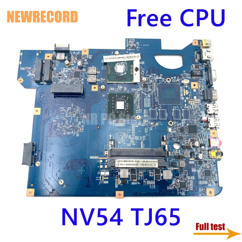 NEWRECORD MBWDG01001 MBWDD01001 для шлюза NV54 TJ65 материнская плата ноутбука 48.4BU01.01N DDR2 Бесплатная