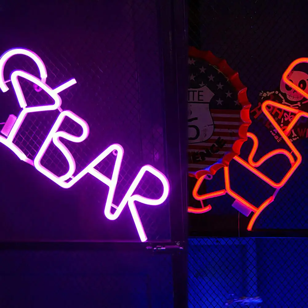 Светодиодная балка неоновая вывессветильник для бара KTV декор закусок магазина