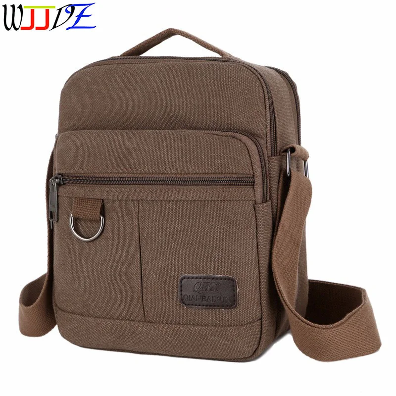 

Холщовая сумка-мессенджер для мужчин, винтажная Водонепроницаемая Вощеная сумка через плечо, портфель, мягкая сумка на плечо, wjjdz